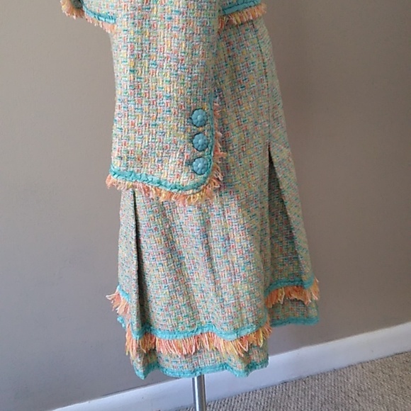 Cynthia Steffe colorful skirt suit size large - Picture 7 of 12